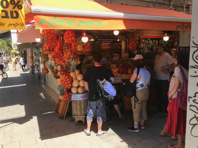 Another angle of lineup outside stand